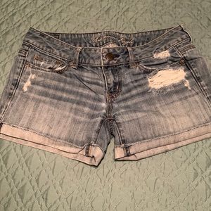 American Eagle distressed shorts